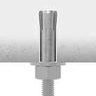 Image of ProductInUse. Front orientation. Anchors. Anchors for Concrete.